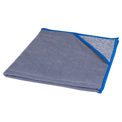 Allure mikrovezeldoek met scrubhoek - Blauw